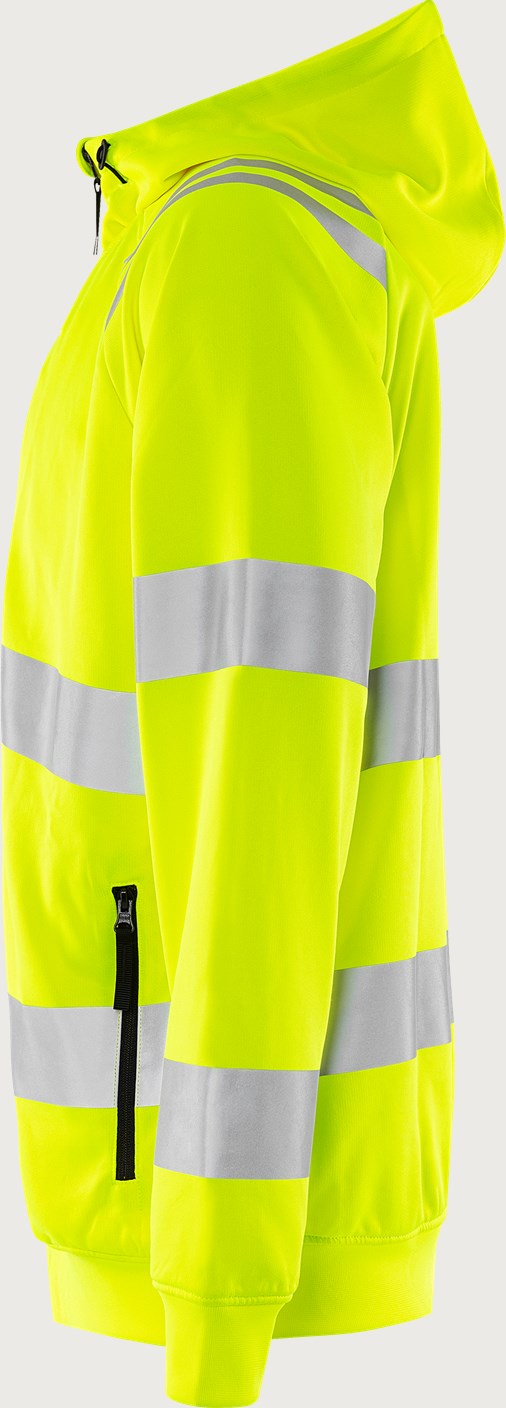 Hupullinen huomiocollegetakki, luokka 3 – 7865 GPSW - Neonkeltainen