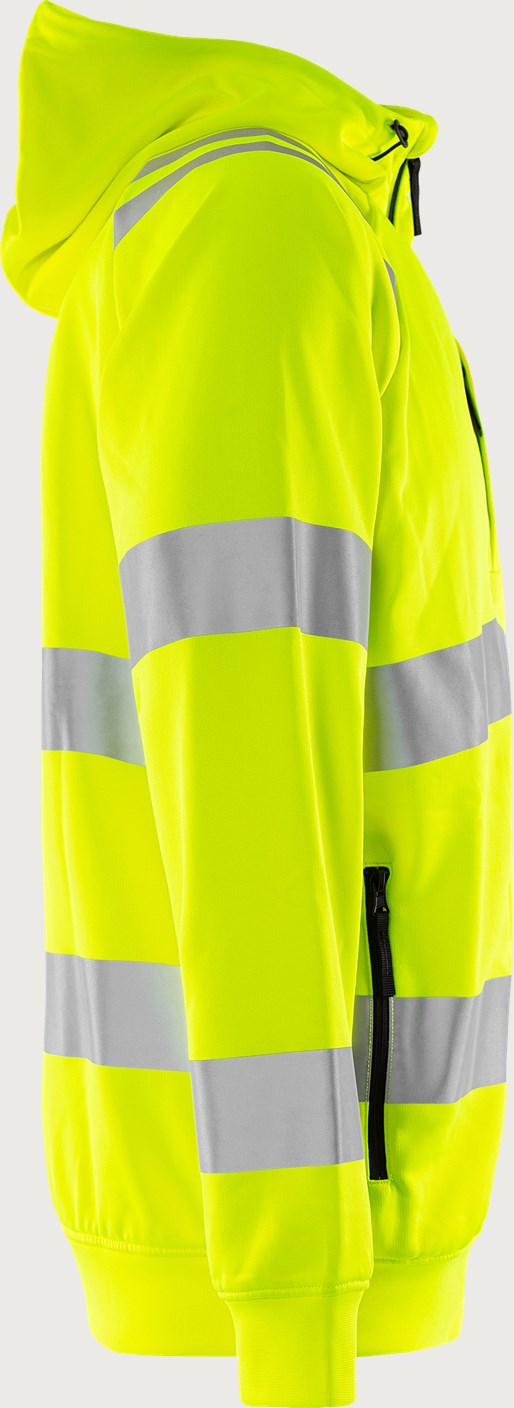 Hupullinen huomiocollegetakki, luokka 3 – 7865 GPSW - Neonkeltainen