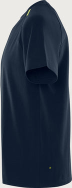 Heavy stretch T-paita – 7553 GTME - Navysininen/Neonkeltainen