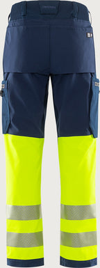 Stretch huomiohousut, luokka 1 – Green 2647 GSTP - Neonkeltainen/Tummansininen