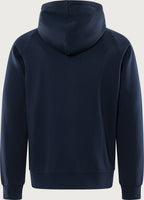 Hupullinen collegetakki – 7550 GSM - Navysininen/Neonkeltainen