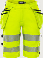 Naisten rakentajan stretch shortsit, luokka 1 – 2667 GSTP - Neonkeltainen