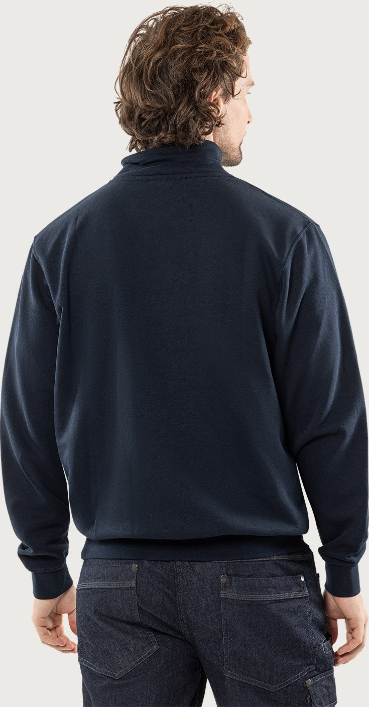 Collegepusero lyhyt vetoketju – 1737 SWB - Navysininen