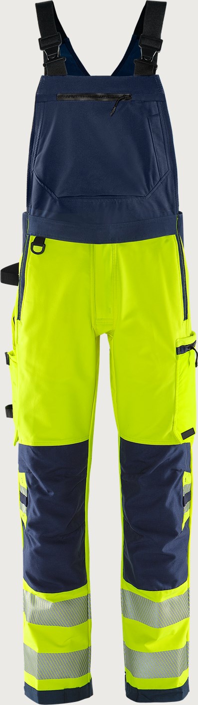 Stretch huomioavohaalari, luokka 2 – Green 1031 GSTP - Neonkeltainen/Tummansininen