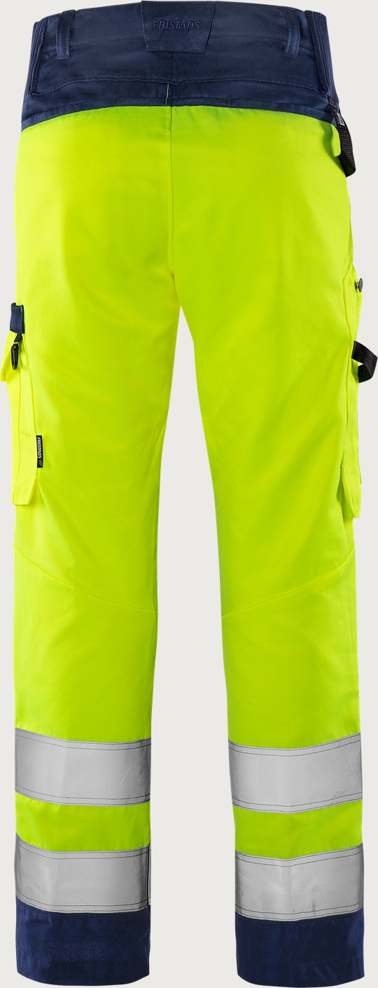 Huomiohousut, luokka 2 – Green 2651 GPLU - Neonkeltainen/Tummansininen