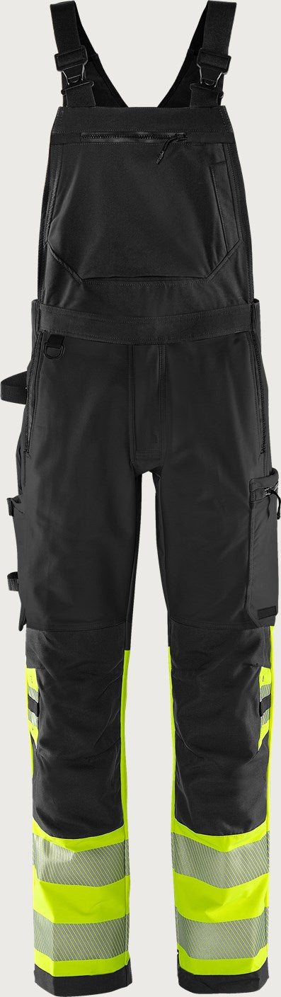 Stretch huomioavohaalari, luokka 1 – Green 1032 GSTP - Neonkeltainen/Musta
