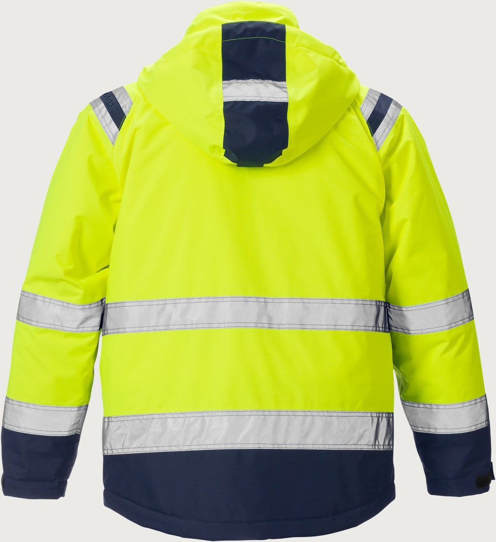 Huomiotalvitakki, luokka 3 – Airtech® 4035 GTT - Neonkeltainen/Tummansininen