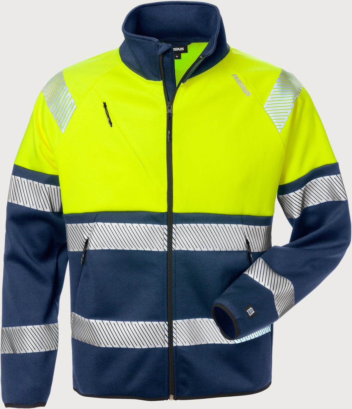 Huomiocollegetakki, luokka 1 – 4517 SSL - Neonkeltainen/Tummansininen
