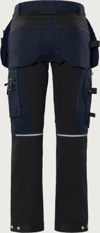 Naisten rakentajan stretch housut – 2533 GCYD - Navysininen