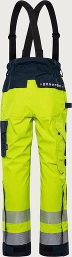 Palosuojatut huomiokuorihousut, luokka 2 – Flamestat GORE-TEX PYRAD® 2095 GXE - Neonkeltainen/Tummansininen