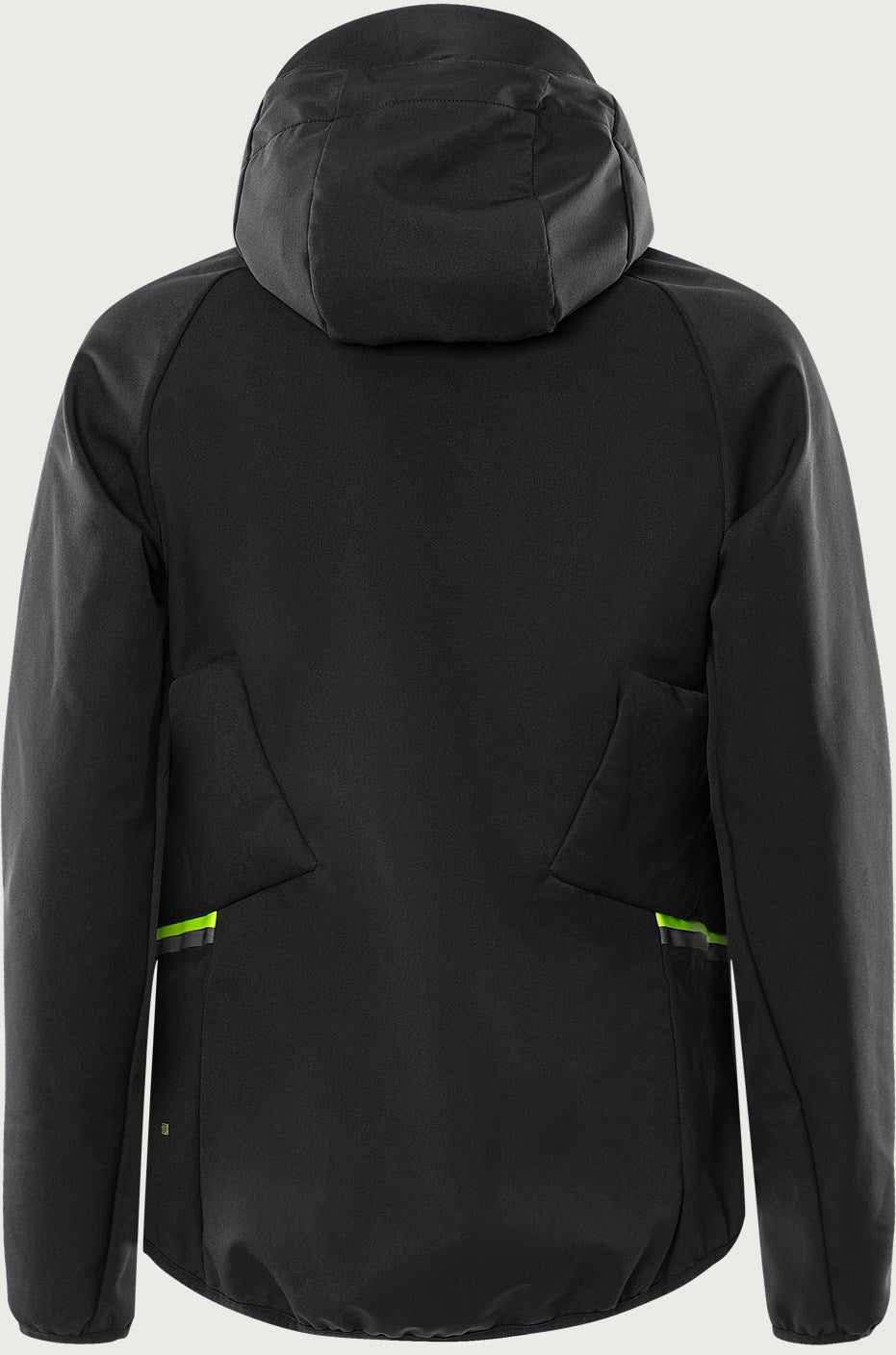 Tekninen hupullinen softshell takki – 4871 GBF - Musta