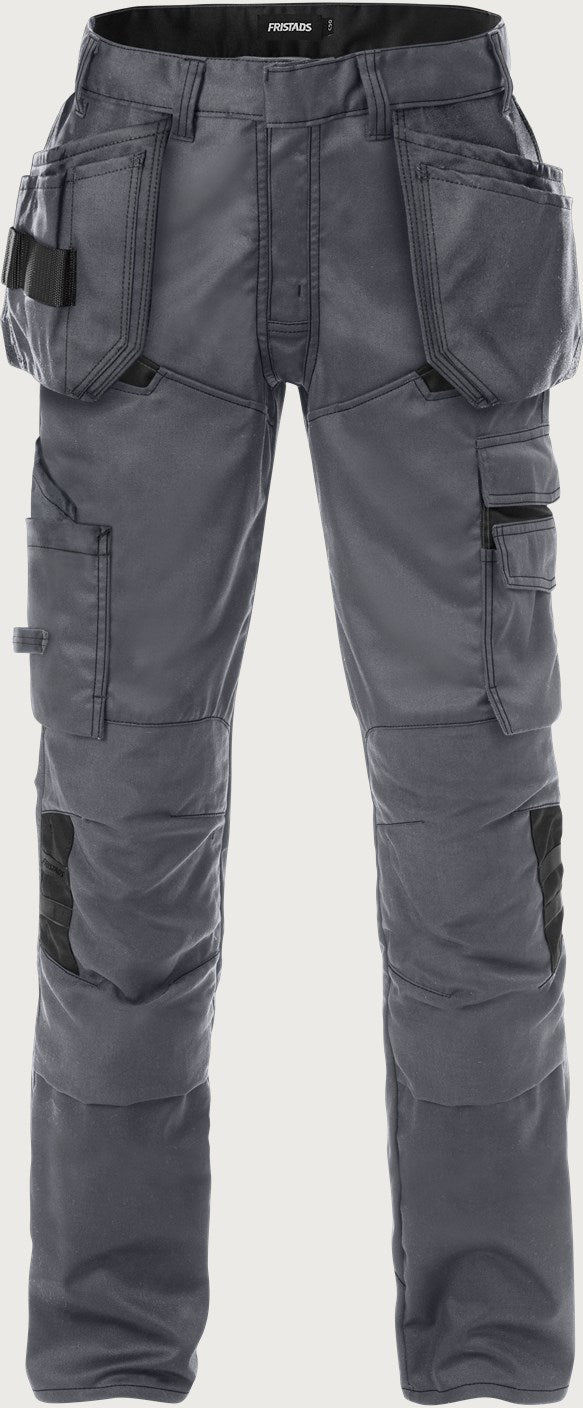 Rakentajan housut – 2595 STFP - Harmaa/musta