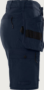 Rakentajan stretch shortsit – 2598 LWS - Navysininen