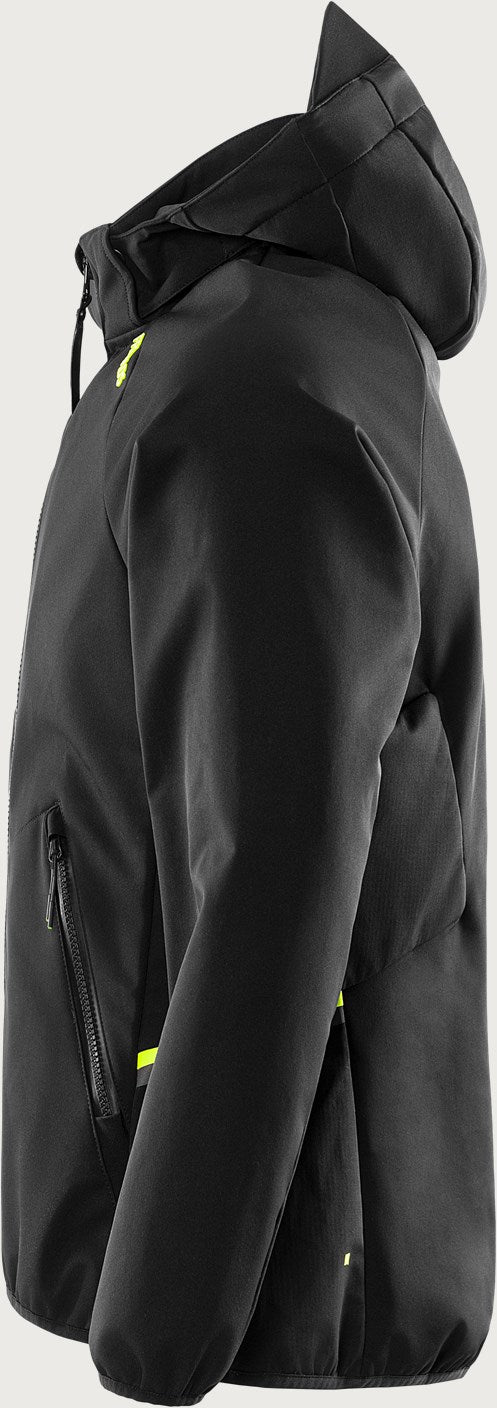 Tekninen hupullinen softshell takki – 4871 GBF - Musta