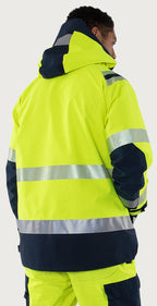 Palosuojattu huomiokuoritakki, luokka 3 – Flamestat GORE-TEX PYRAD® 4095 GXE - Neonkeltainen/Tummansininen