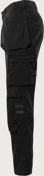 Naisten rakentajan stretch housut – 2599 LWS - Musta
