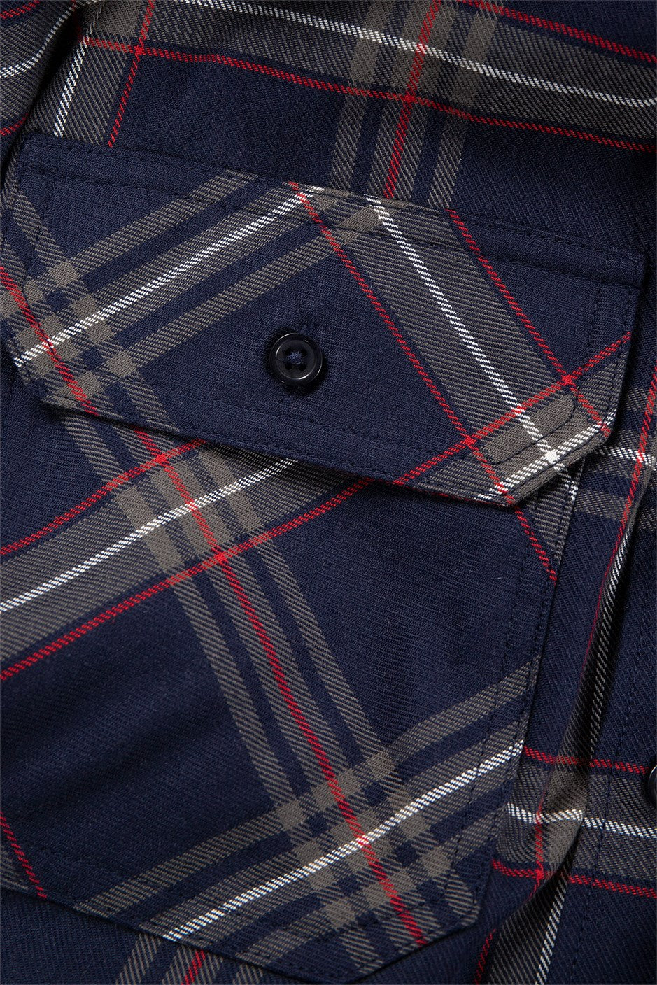 Flanellipaita – 7421 MSF - Tummansininen