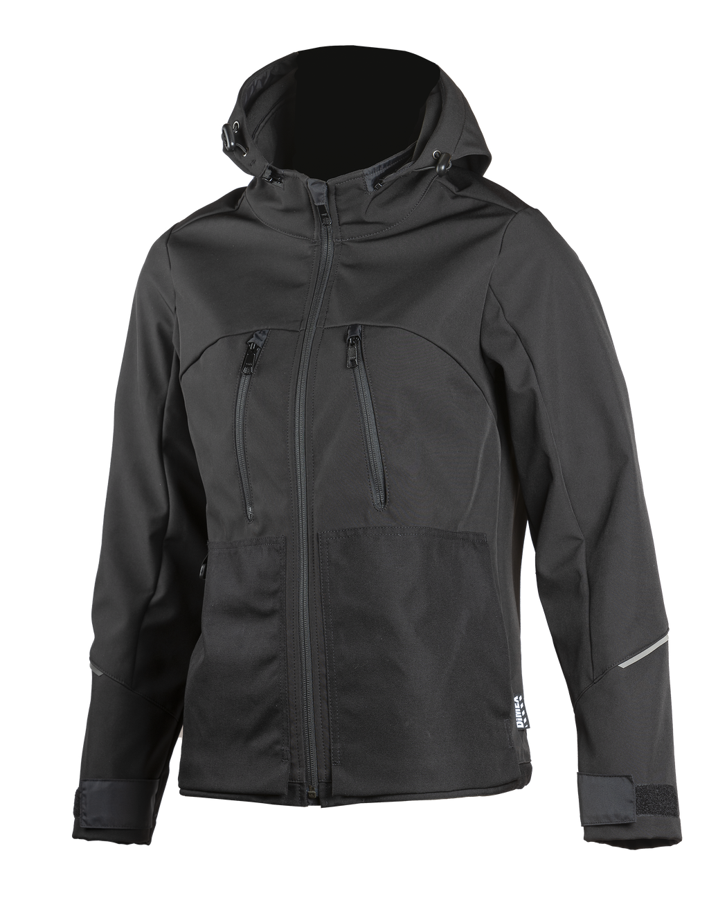 Naisten softshell-takki – 6145 - Musta