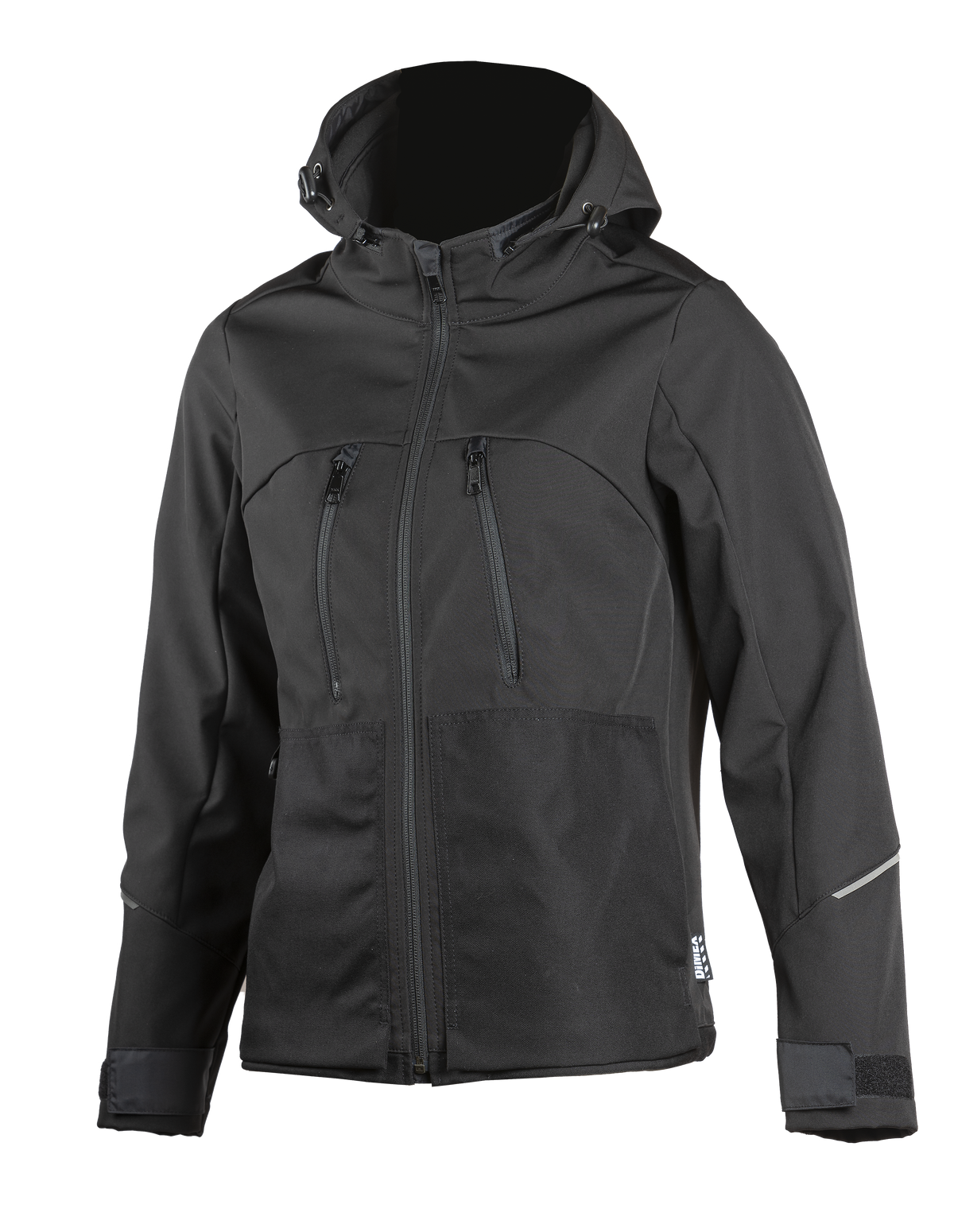 Naisten softshell-takki – 6145 - Musta