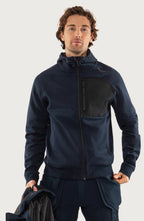 Hupullinen collegetakki – 7831 GKI - Navysininen