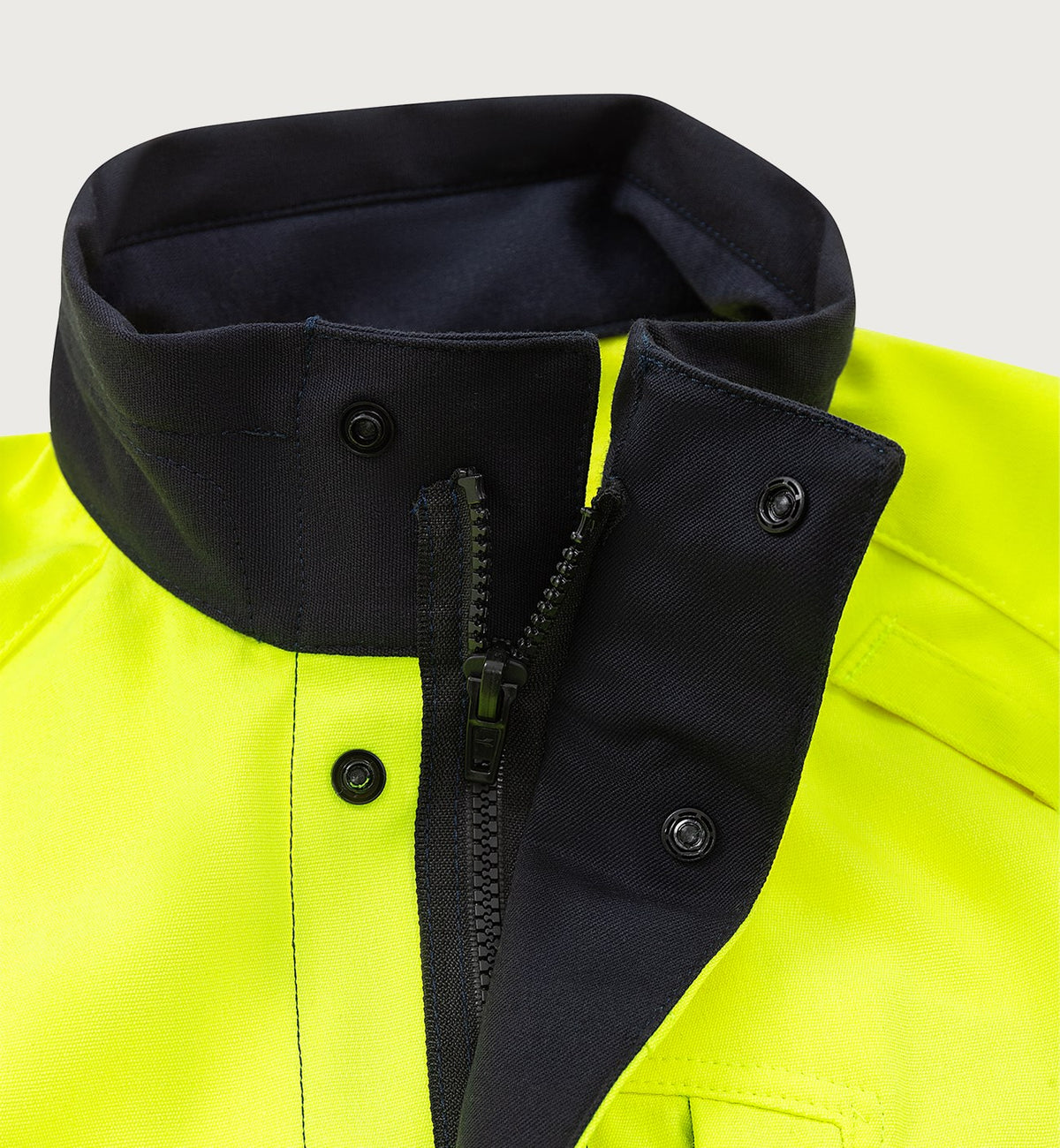Palosuojattu softshell takki, luokka 3 – Flamestat 4016 FSS - Neonkeltainen/Tummansininen