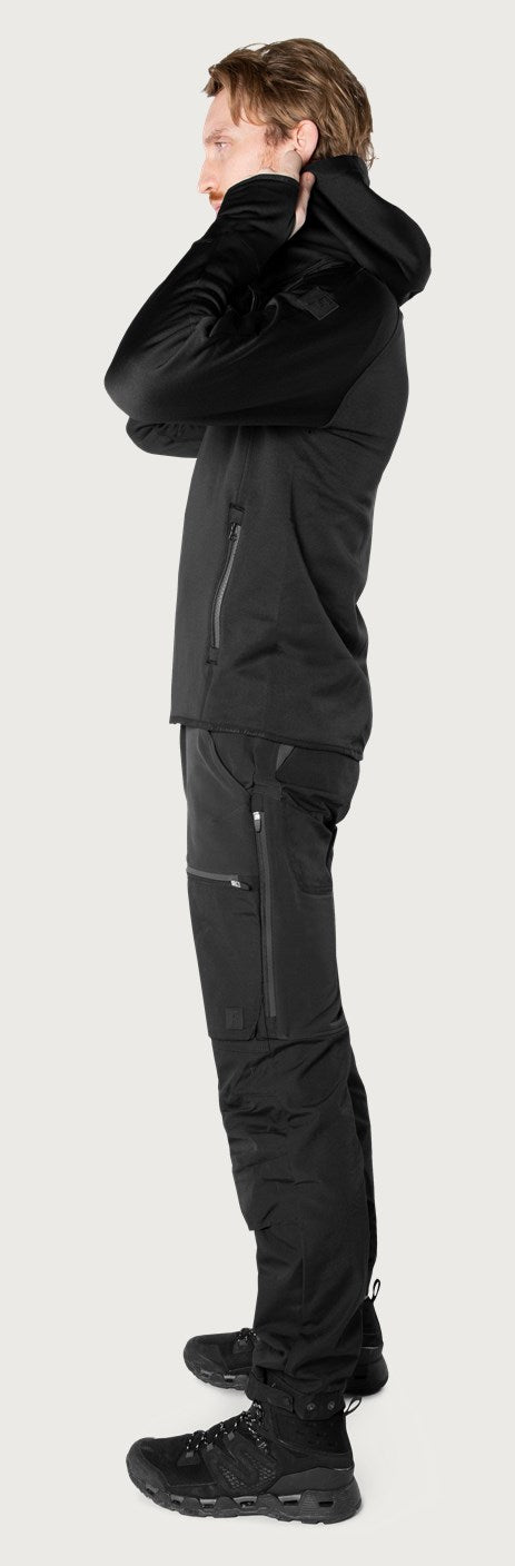 Calcium Polartec® power stretch huppari - Musta