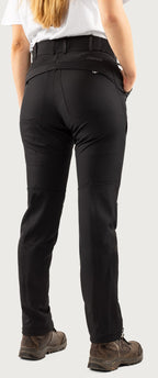Zircon outdoor stretch housut naisten - Musta