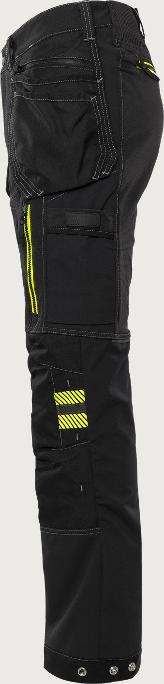 Rakentajan stretch housut – 2566 STP - Musta