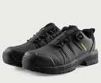 ComfortStep turvakenkä S3S Matala - Antrasiitinharmaa/Neonkeltainen