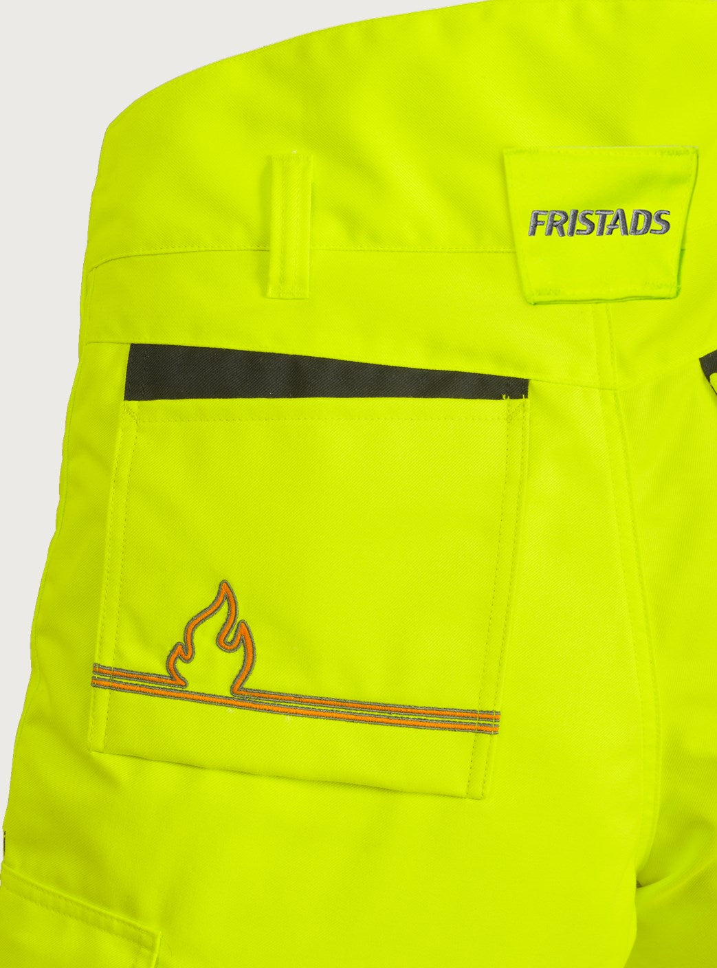 Palosuojatut huomiotalvihousut, luokka 2 – Flamestat 2085 ATHS - Neonkeltainen/Tummansininen