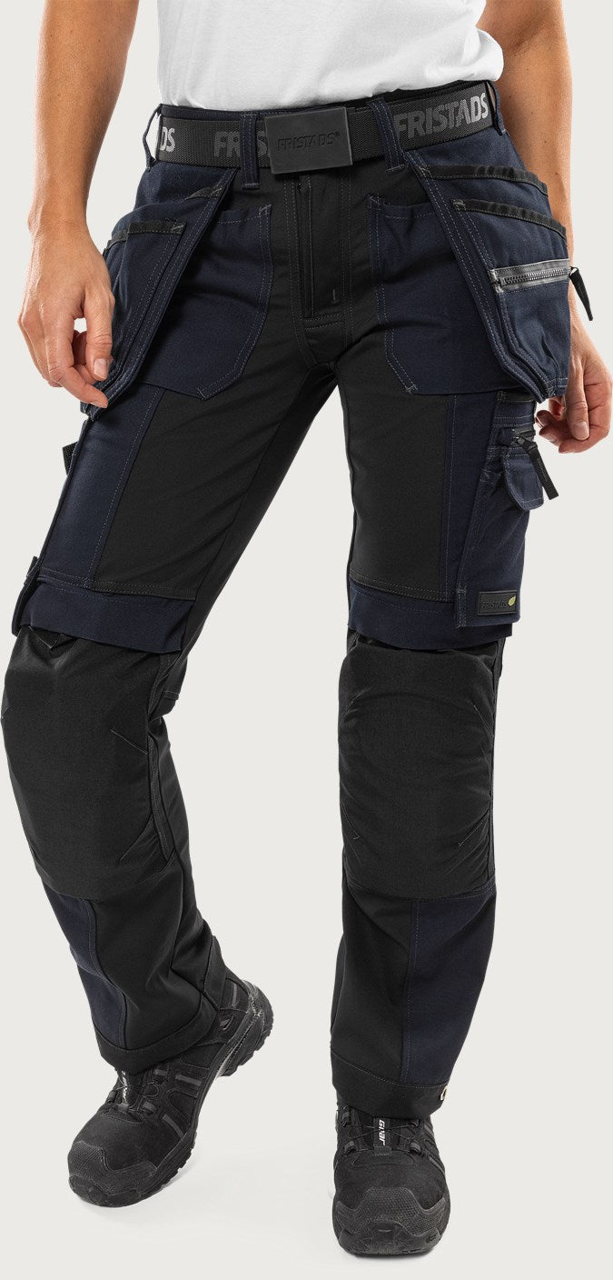 Naisten rakentajan stretch housut – 2533 GCYD - Navysininen