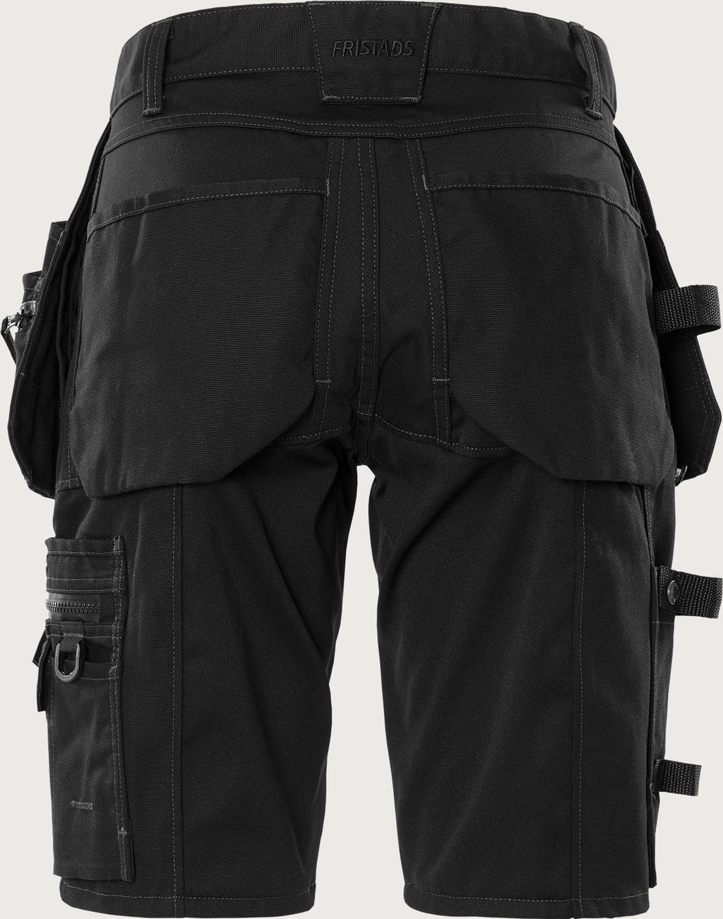 Naisten rakentajan stretch shortsit – 2527 GCYD - Musta