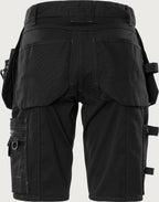 Naisten rakentajan stretch shortsit – 2527 GCYD - Musta