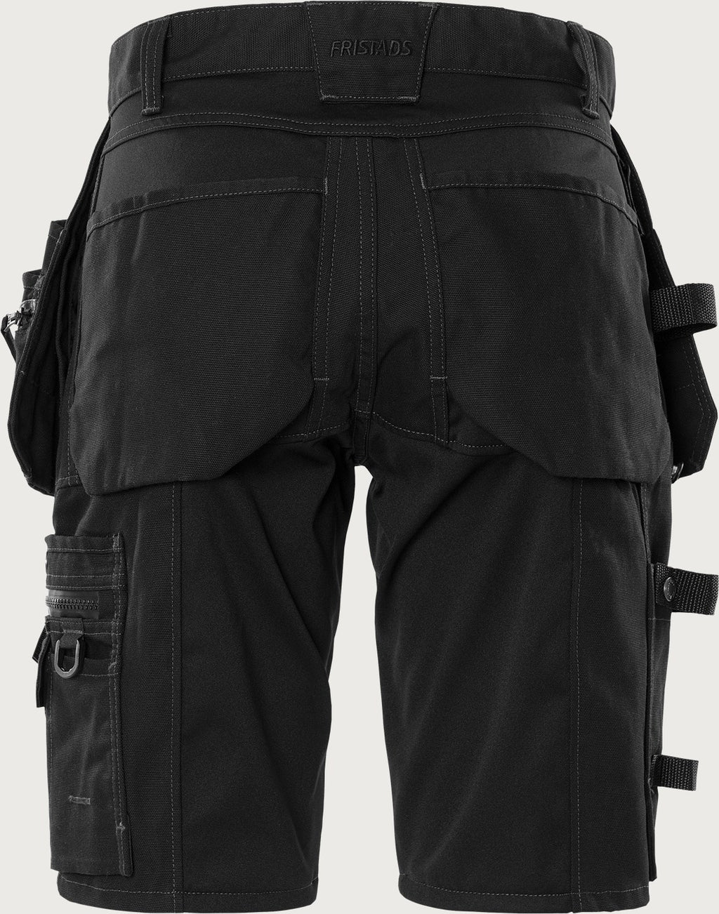 Rakentajan stretch shortsit – Green 2532 GCYD - Musta