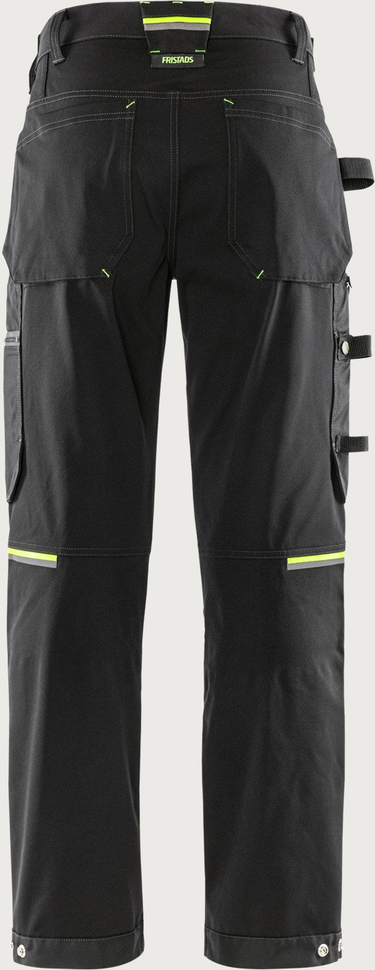 Rakentajan stretch housut – 2800 GSTT - Musta