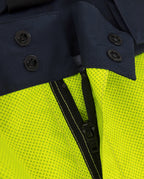 Palosuojatut huomiokuorihousut, luokka 2 – Flamestat GORE-TEX PYRAD® 2095 GXE - Neonkeltainen/Tummansininen
