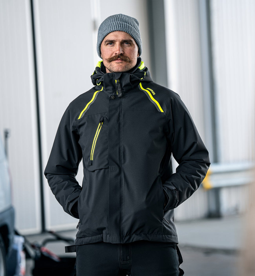 PrimaLoft® stretch talvitakki – 4873 GLPS - Musta