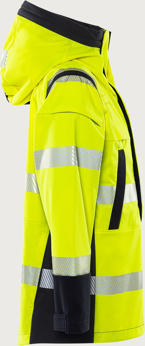 Palosuojattu huomioanorakki, luokka 3 – Flamestat 4019 FSS - Neonkeltainen/Tummansininen