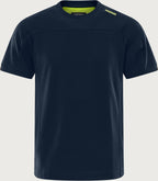 Tekninen T-paita – 7554 GPIN - Navysininen/Neonkeltainen