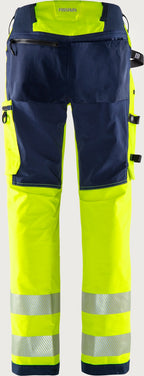 Stretch huomiohousut, luokka 2 – Green 2645 GSTP - Neonkeltainen/Tummansininen