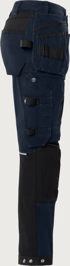 Naisten rakentajan stretch housut – 2533 GCYD - Navysininen