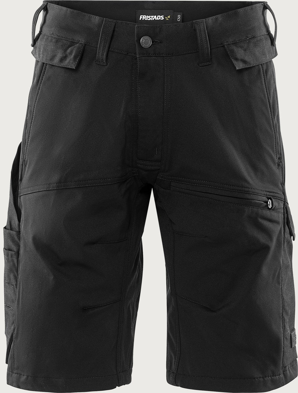 Rakentajan stretch shortsit – 2831 GSTT - Musta