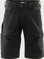 Rakentajan stretch shortsit – 2831 GSTT - Musta