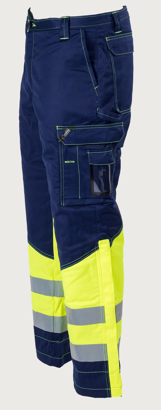 Talvihousut HiVis FR 1.0 - Tummansininen/ keltainen
