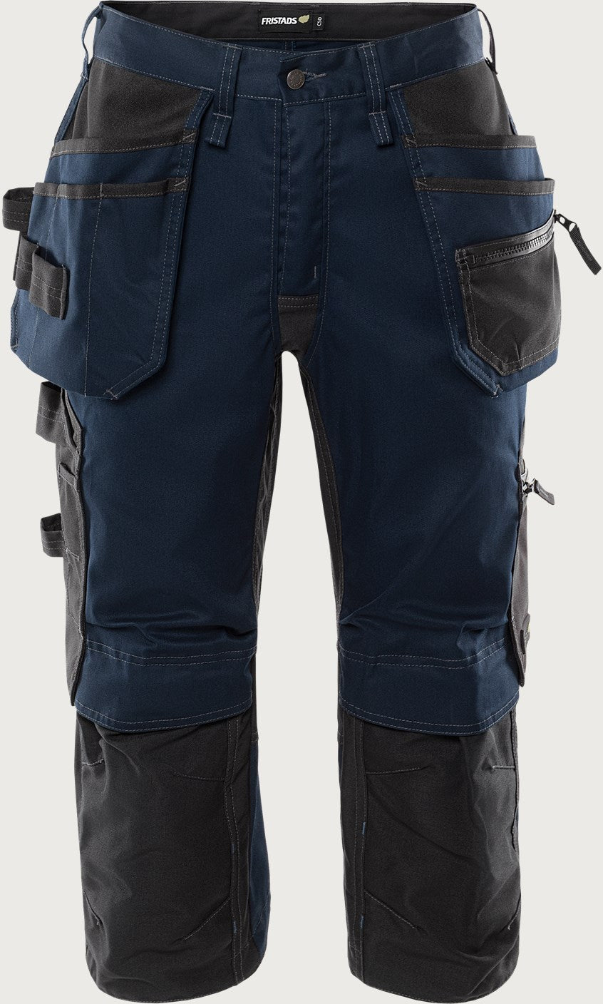 Rakentajan stretch piraattihousut – 2903 GWM - Navysininen