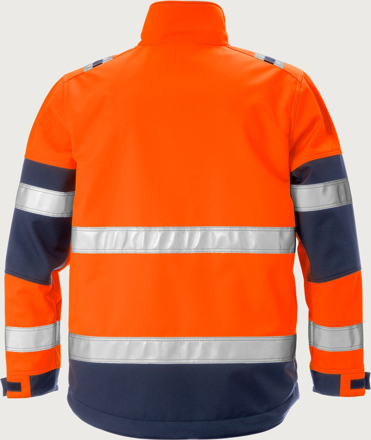 Softshell huomiotakki, luokka 2 – 4083 WYH - Neonoranssi/Tummansininen