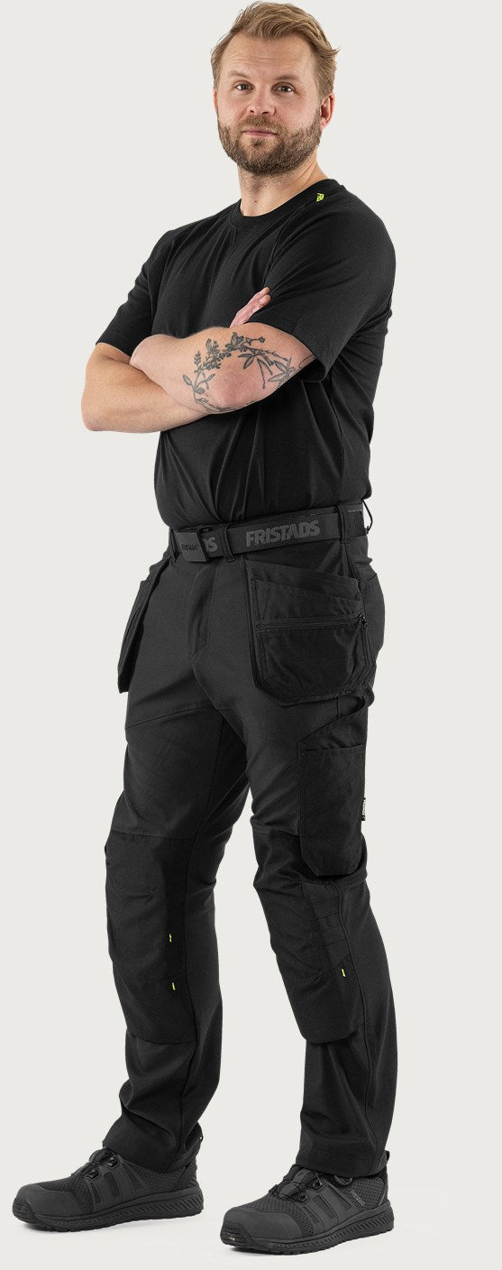 Rakentajan stretch housut – 2230 GHST - Musta