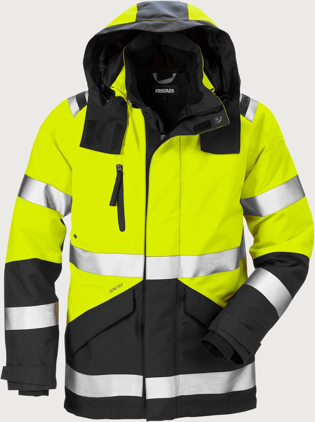 Huomiokuoritakki, luokka 3 – GORE-TEX 4988 GXB - Neonkeltainen/Musta