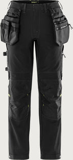 Naisten rakentajan stretch housut – 2802 GHST - Musta