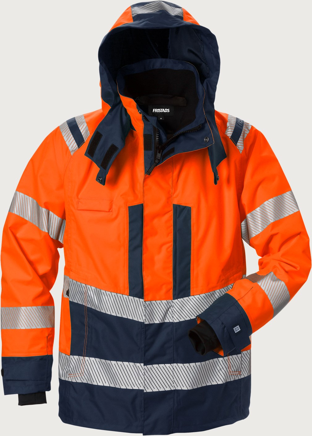 Huomiokuoritakki, luokka 3 – Airtech® 4515 GTT - Neonoranssi/Tummansininen